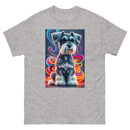 Colorful Crochet Schnauzer classic tee