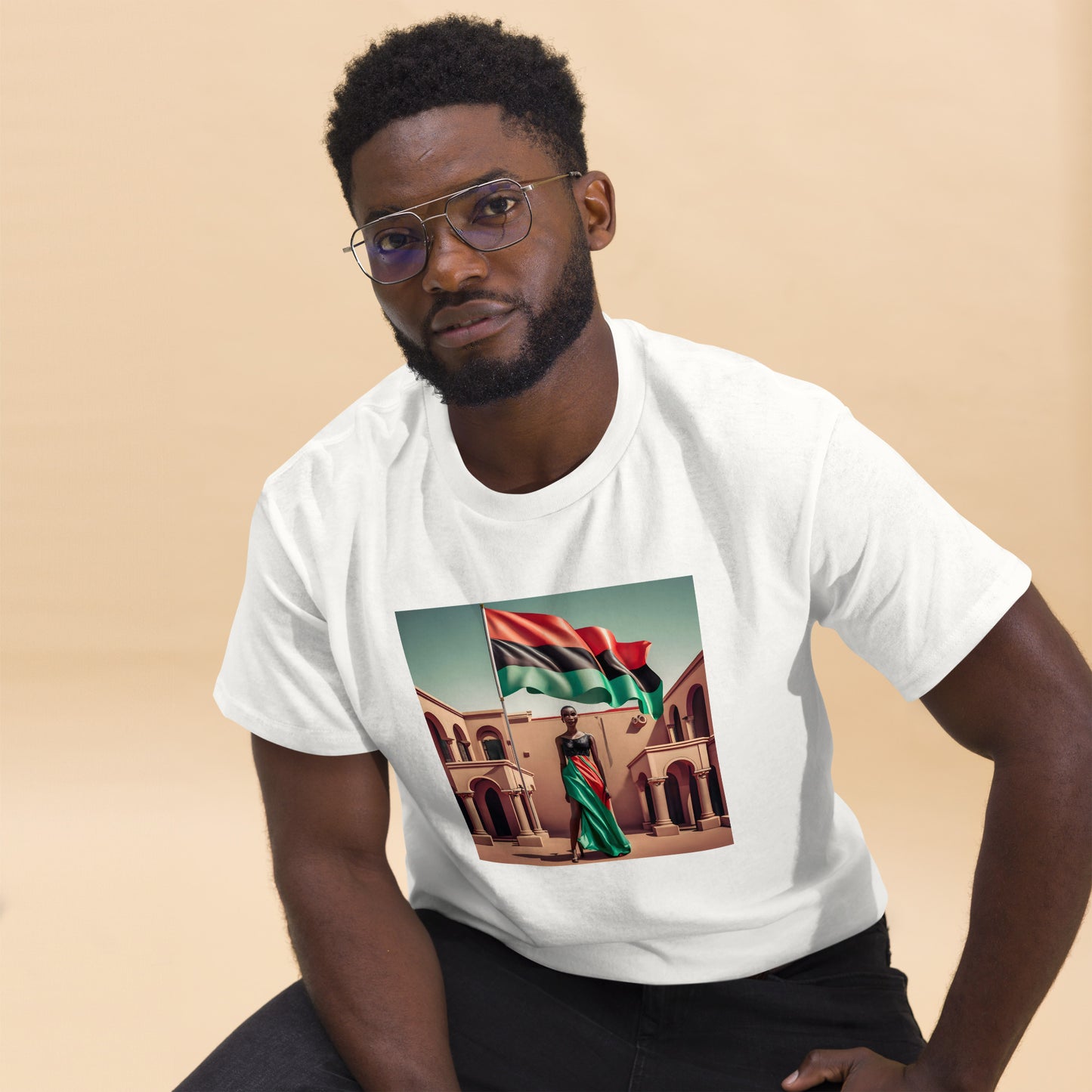 Pan African Flag & Beauty classic tee