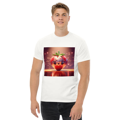 3d Strawberry Disco Ball classic tee