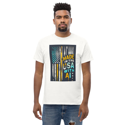 made in the usa with ai classic tee
