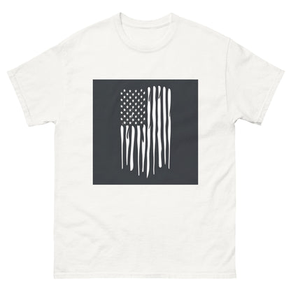 B&W AI US Flag classic tee