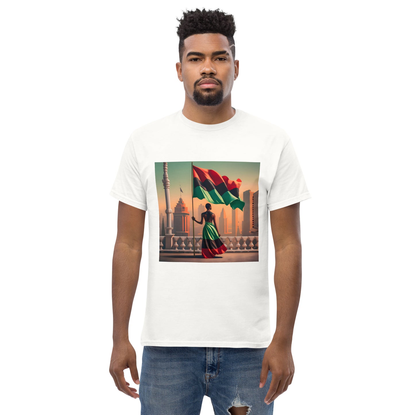 Pan Africa Flag & Beauty classic tee