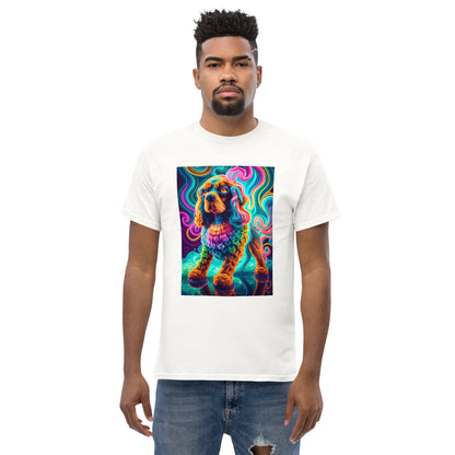 Colorful Crochet Cocker classic tee